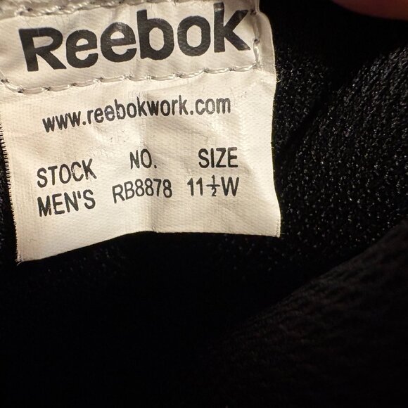 Mens Reebok 8" Rapid Response Side Zip Black Tactical Boots Size 11.5 W RB8878 - Picture 7 of 10